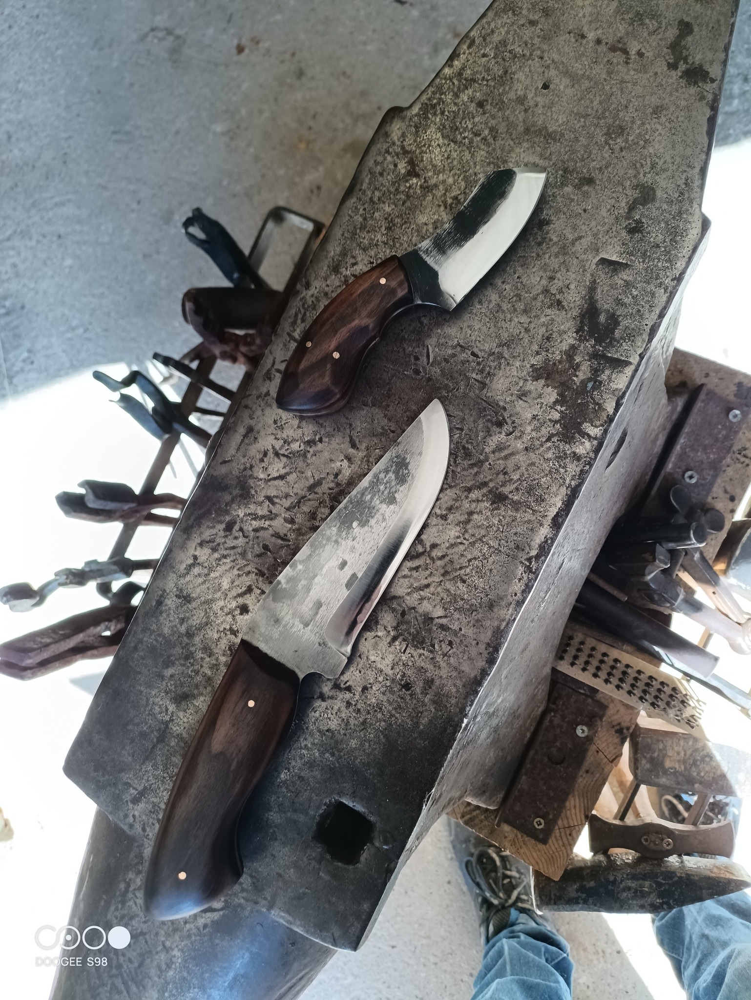 Couteaux forgés par Olivier T.