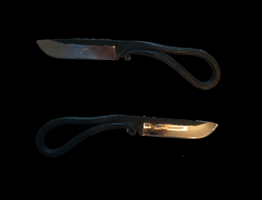 couteau médiéval forgé
