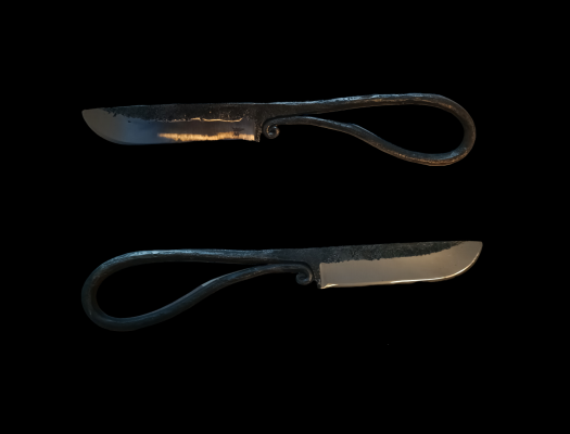 couteau médiéval forgé